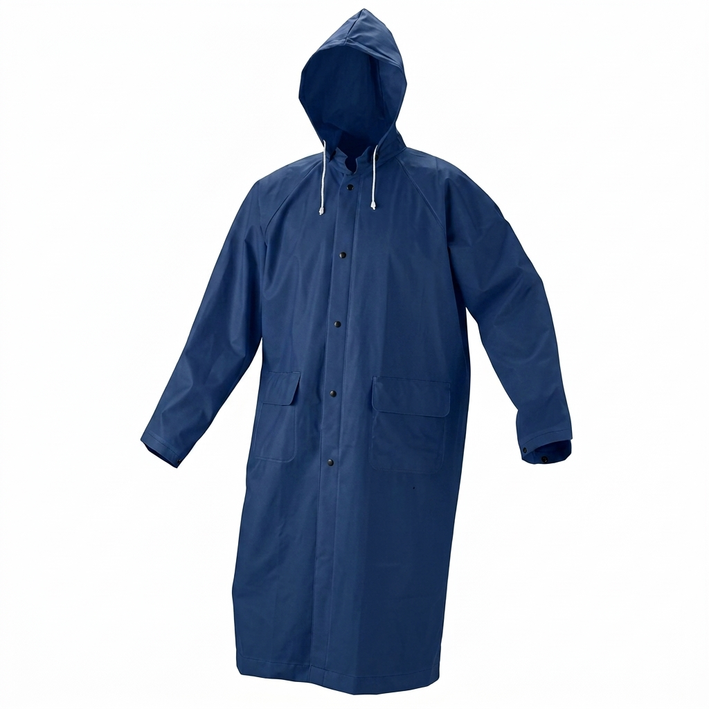 PVC Raincoat Blue