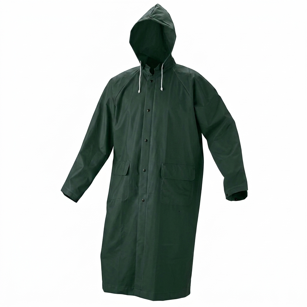 PVC Raincoat Green