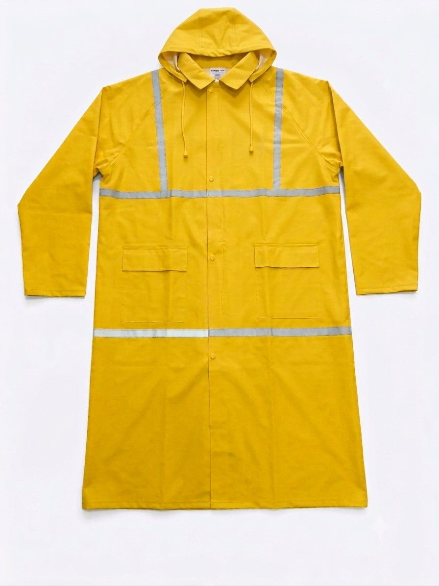 Reflective Raincoat Yellow