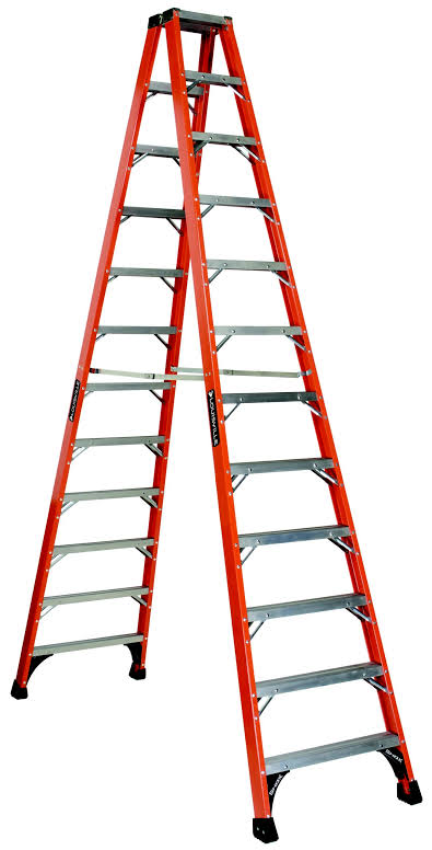 12 Steps Fiberglass A Ladder