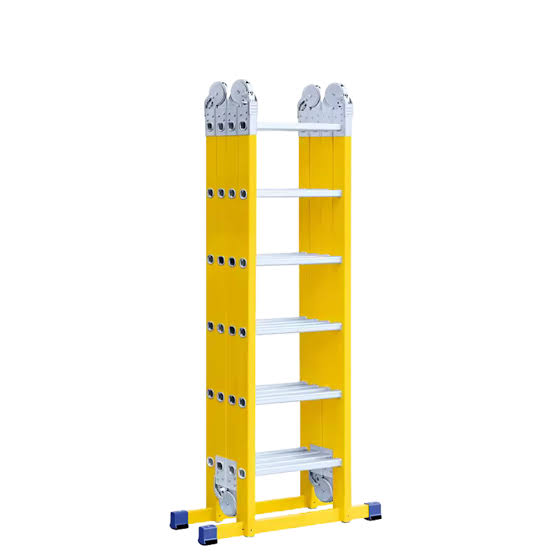 4x6 Upsrong Foldable Yellow Ladder